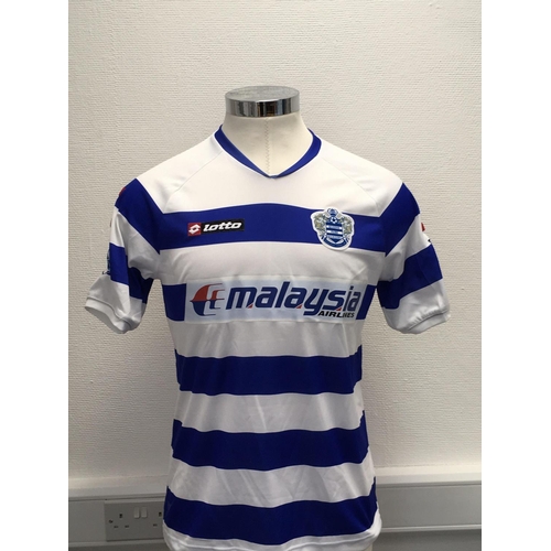 1126 - Queens Park Rangers 2011 - 2012 Match Worn Football Shirt: Home short sleeve number 10 with Premier ... 