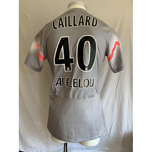 1254 - Monaco 2014 Match Issued Goalkeeper Football Shirt: Away short sleeve number 40 with Emirates Cup ba... 