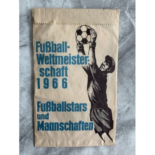 13 - 1966 German World Cup sealed Football Card Packets: Fussball Weltmeisterschaft 1966 Fussballstars un... 