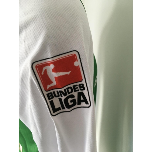 1326 - Werder Bremen 2010 - 2011 Match Worn Football Shirt: Home long sleeve number 30 with Bundesliga badg... 