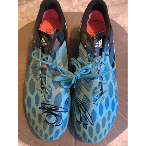 1371 - Jagielka Everton Match Issued Football Boots: Adidas Predator size 9 stunning brand new boots with C... 