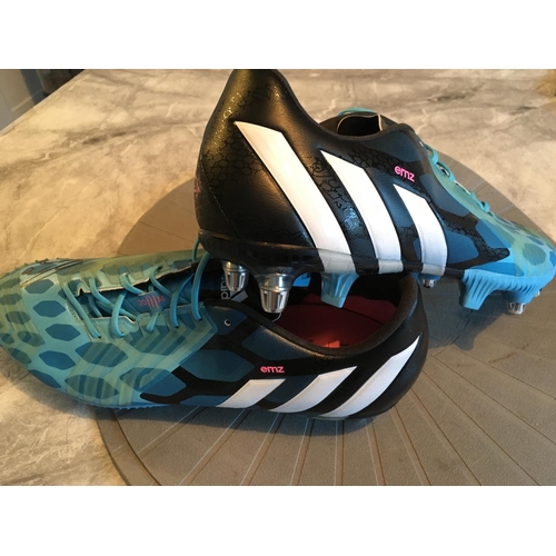 1371 - Jagielka Everton Match Issued Football Boots: Adidas Predator size 9 stunning brand new boots with C... 