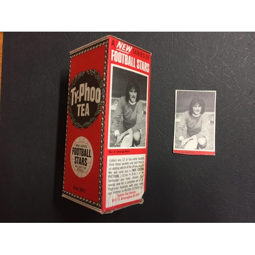 1613 - George Best Typhoo Tea Unopened Packet: New Series Football Number 4 George Best pictured on the sid... 