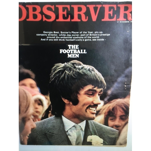 1614 - 1968 Weekend Magazine Featuring George Best: Two page feature inside with Best on cover also. Headli... 