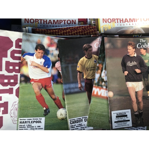 170 - Northampton Town Football Programmes: From the 80s onwards with some possible complete sets. Instruc... 