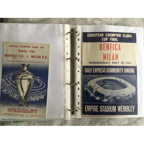 173 - 1960s Big Match Football Programmes: Includes FA Cup Finals and Semis, European matches, Charity Shi... 