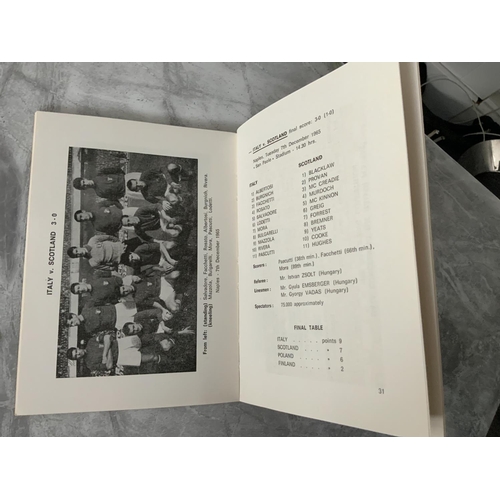 25 - 1966 Italy World Cup Press Booklet + Photos: Superb 40 page booklet produced in Rome we believe for ... 