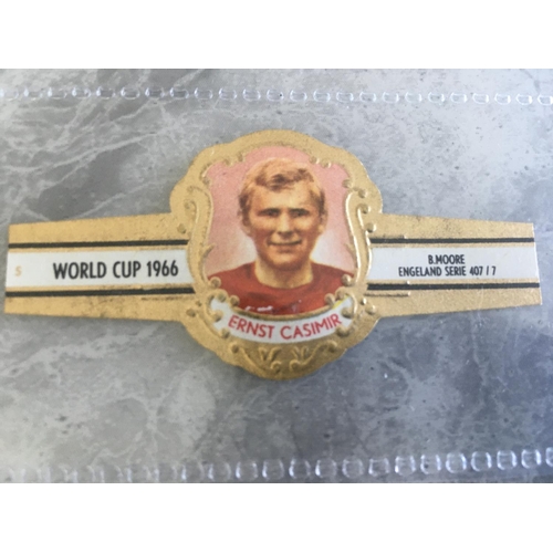 257 - 1966 World Cup Final Cigar Bands: Full set of 25 Ernst Casimir bands that came wrapped around a ciga... 