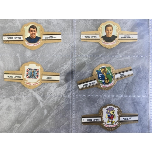 257 - 1966 World Cup Final Cigar Bands: Full set of 25 Ernst Casimir bands that came wrapped around a ciga... 