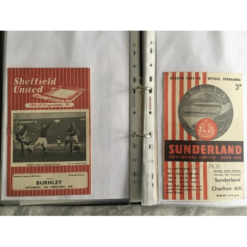 327 - 1950s Football Programmes: Mainly mid to late 50s in overall fair/good condition. Includes 1950 Amat... 