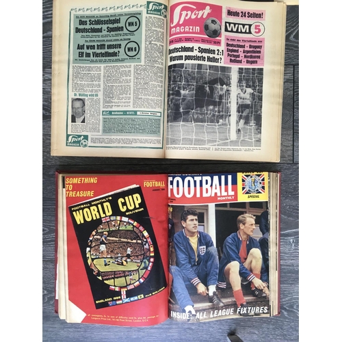 40 - 1966 World Cup Football Magazines: 34 magazines some of which are rare from foreign countries. C/W a... 