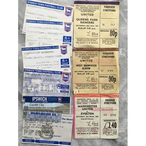 473 - Football Ticket Collection: Wide range of clubs with good Morecombe and Portsmouth interest. Mainly ... 