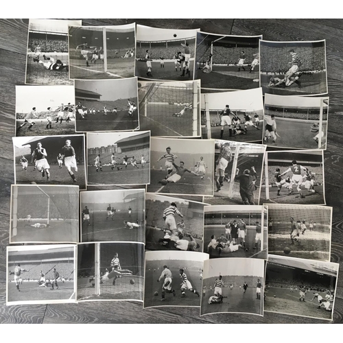 549 - Glasgow Rangers 1947/48 Football Press Photos: Excellent condition 10 x 8 press photos with press st... 