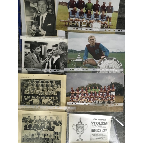 561 - Football Photo Collection: Varied in teams and eras but good West Ham content including press photos... 