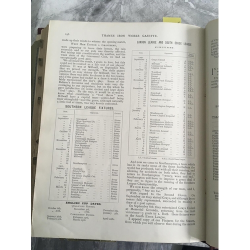 589 - Thames Ironworks (West Ham) Gazette 1895 - 1900: This lot was sold by us in 2017 for a hammer price ... 