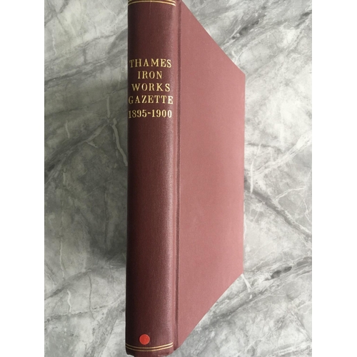 589 - Thames Ironworks (West Ham) Gazette 1895 - 1900: This lot was sold by us in 2017 for a hammer price ... 