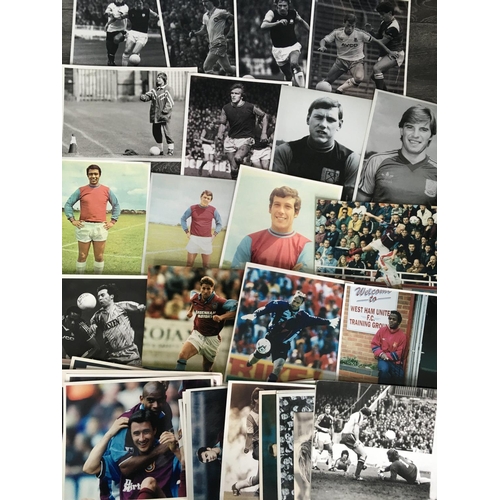 591 - West Ham Football Photos: Mixture of mainly large colour and black and white photos with nearly half... 