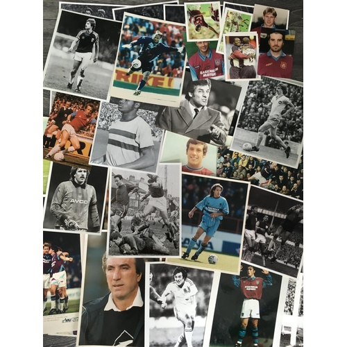 591 - West Ham Football Photos: Mixture of mainly large colour and black and white photos with nearly half... 