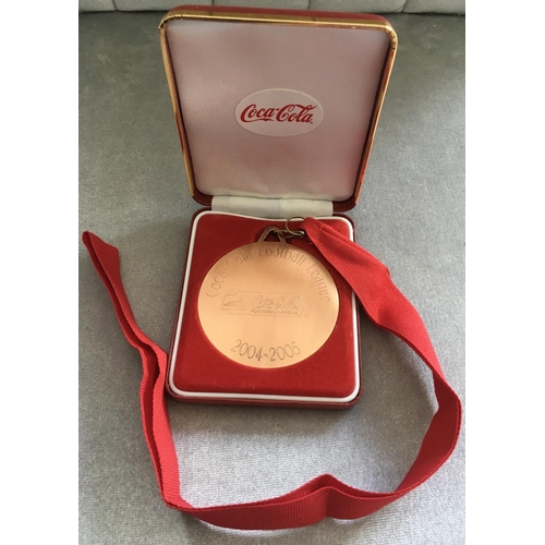 600 - West Ham 2005 Championship Play Off Winners Medal: In original box with red neck ribbon still attach... 