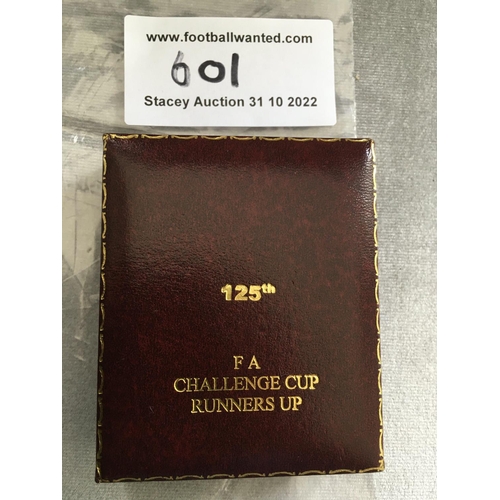 601 - West Ham 2006 FA Cup Runners Up Medal: In original box which has 125th FA Challenge Cup Runners Up e... 