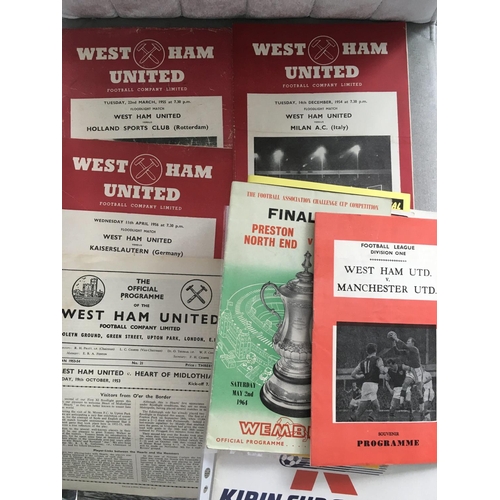 620 - West Ham Football Programmes+ Memorabilia: Full set of all Fortunes Always Hiding 1-17, 1940s Famous... 