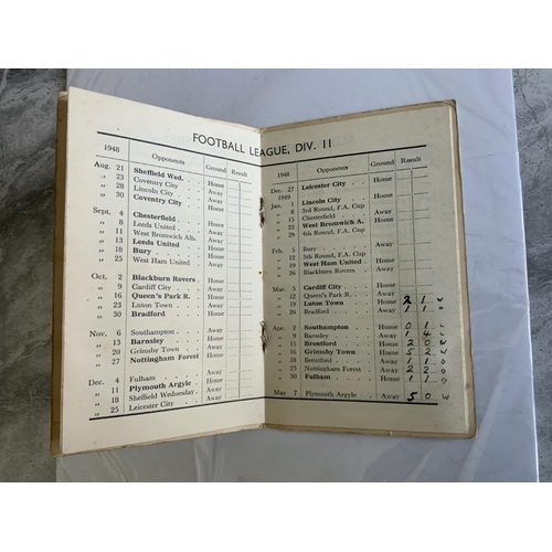 628 - Harry Clarke 48/49 Tottenham Training Rules: Small booklet issued to Clarke  which states Training R... 