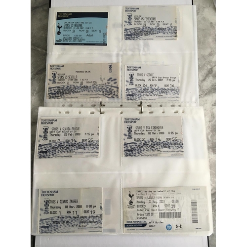 646 - Tottenham Football Tickets: Includes semi finals, modern European homes,  late 90s homes plus some a... 