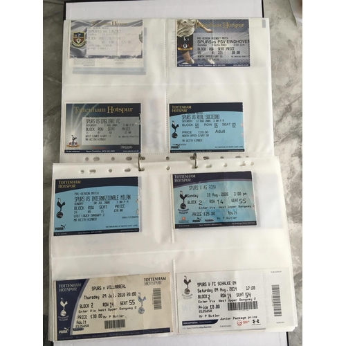 646 - Tottenham Football Tickets: Includes semi finals, modern European homes,  late 90s homes plus some a... 