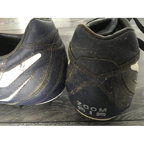 686 - Vieira Arsenal + France Match Worn Football Boots: Nike Zoom Air with a number 4 written to heel. CO... 