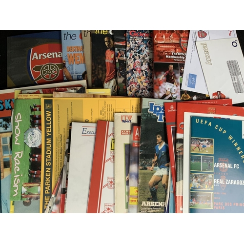 804 - Arsenal Football Memorabilia: Framed items include sets of football cards but overall poor quality. ... 