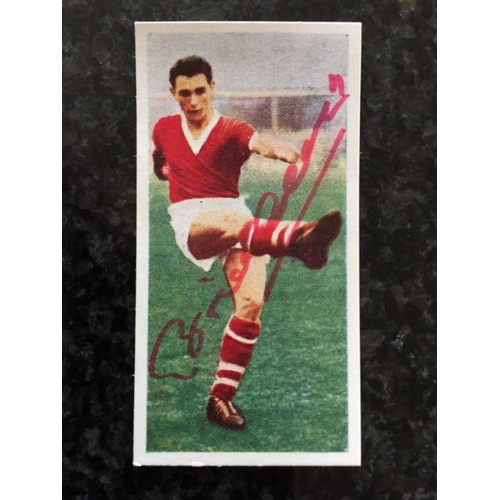 828 - Brian Clough Signed Football Cards: Panini Football 81 Sticker number 246 personally signed by Brian... 