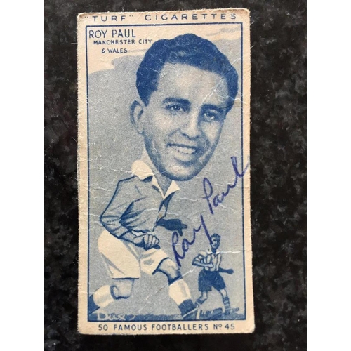 829 - Signed Football Card Collection: Includes Tommy Lawton, Billy Liddell, Roy Paul, Wilf Mannion, Johnn... 