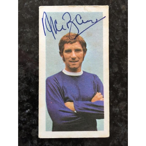 831 - Signed Football Card Collection: Includes Billy Wright, Ted Ditchburn, Alan Ball, Johnny Haynes, Gor... 