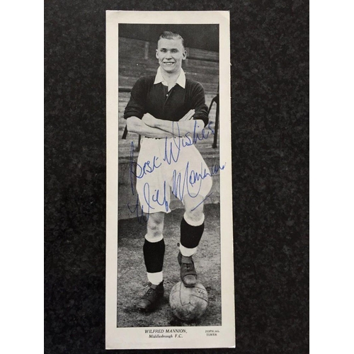 831 - Signed Football Card Collection: Includes Billy Wright, Ted Ditchburn, Alan Ball, Johnny Haynes, Gor... 