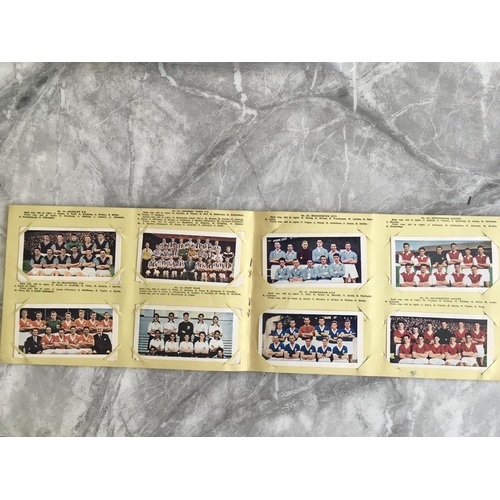 873 - Soccer Picture Card Complete Album: Unusually in excellent condition with all cards neatly clipped i... 