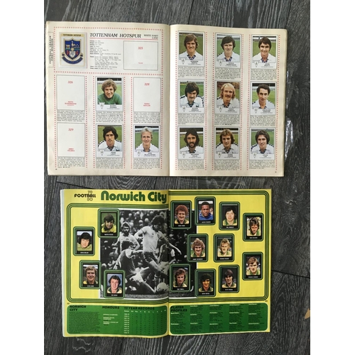 883 - Panini 80 Football Sticker Album: 80 per cent complete but album below average. C/W Football 79/80 b... 