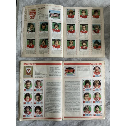 889 - Panini Complete Football Sticker Albums: Football 80 and 82, complete. Both albums have small amount... 