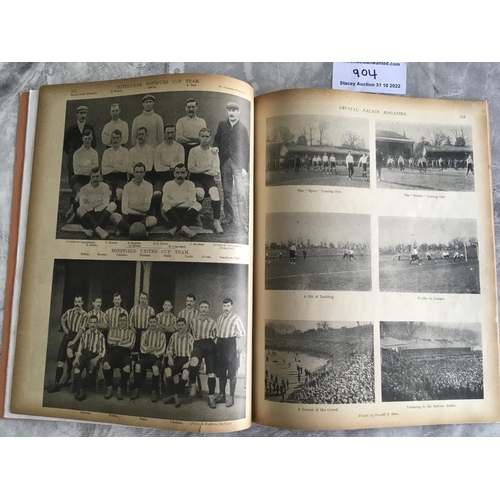 904 - 1901 FA Cup Final Magazine Sheffield United v Tottenham: The Crystal Palace Magazine, volume 2, numb... 