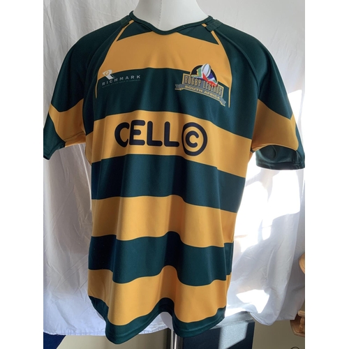 976 - 2018 Wesson South Africa Match Worn Rugby Shirt: Worn by Jason Wesson who was playing for South Afri... 