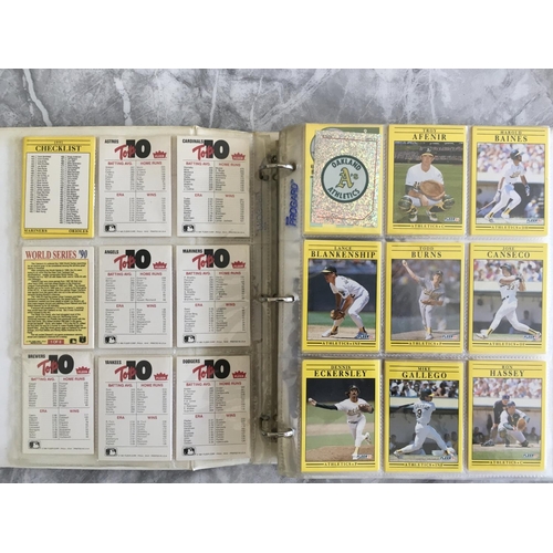 982 - 1991 Fleer American Baseball Cards: Many hundreds including 6 checklists (3 unwritten). Excellent co... 