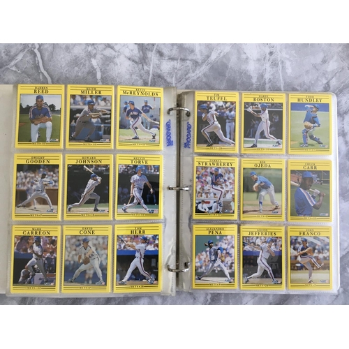 982 - 1991 Fleer American Baseball Cards: Many hundreds including 6 checklists (3 unwritten). Excellent co... 