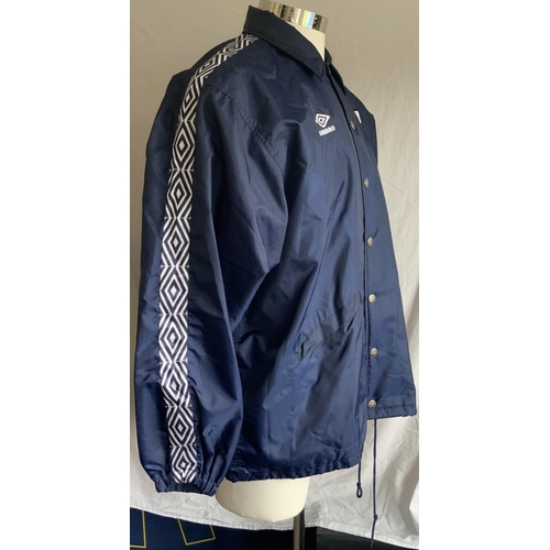 993 - England 1996 Football Tour Of China Training Jacket: Waterproof Umbro large size jacket with Chinese... 