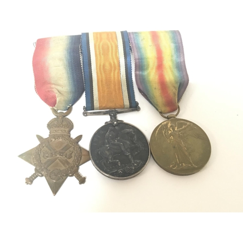 2118 - A group of three I World war medals awarded to 1328 Pte A.Schneider 4.BN A.I.F