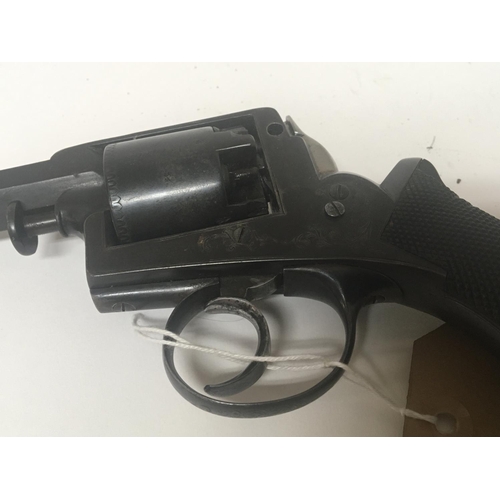 2140 - An Antique percussion revolver maker Adams with engraved action patent no 11467. hexagon barrel leng... 