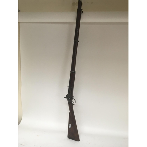 2184 - An Early 19th century service musket rifle the percussion action stamped Tower 1820 possible Indian ... 