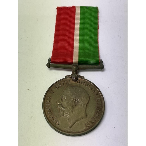 2222 - A Mercantile marine medal awarded to Stephen Sullivan.