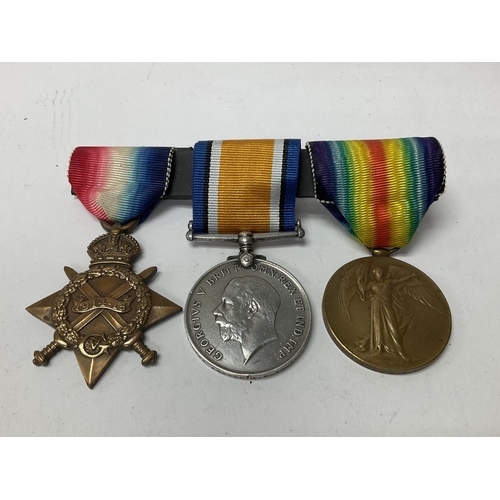 2229 - A WW1 medal group awarded to L-20244 A-BMBR, A.F Young, R.A.