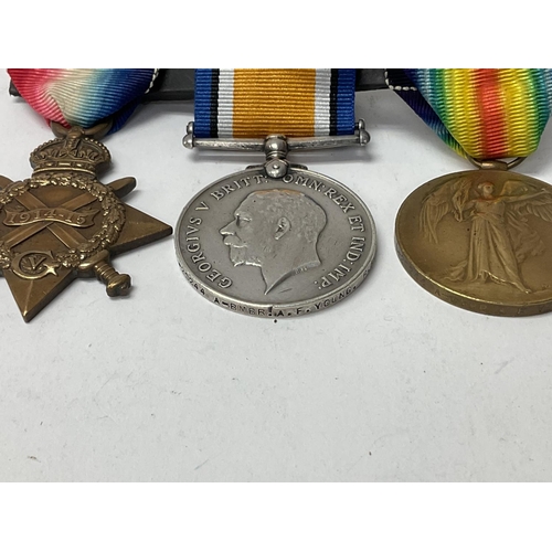 2229 - A WW1 medal group awarded to L-20244 A-BMBR, A.F Young, R.A.