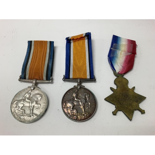 2230 - 3 WW1 medals to include 2 1914-18, awarded to Stephen Sullivan, 89219 2 Cpl H.T B Harper. P.E, 1914 ... 