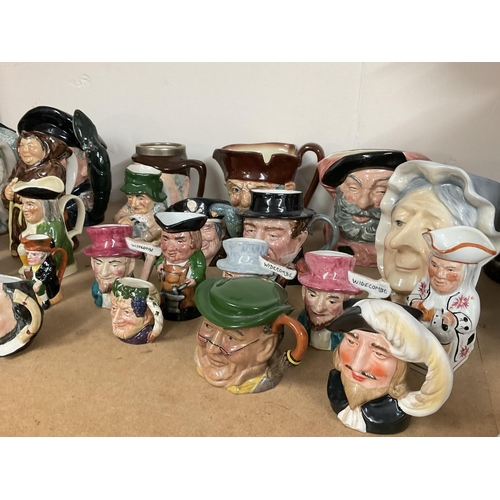 1031 - A collection of Doulton & Toby character jugs